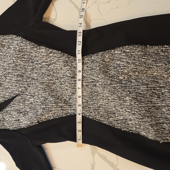 Elie Tahari Womens Axel Sheath Stretch Dress Short Sleeve Black Size 2 - Picture 10 of 11